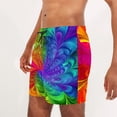 thumbnail image 6 of Lutiedan Mens Swim Trunks Plus Size Lightweight Quick Dry Board Shorts Summer Surf Hawaiian Bathing Suit Beach Shorts with Pockets and Drawstring, 6 of 8