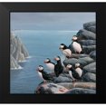 thumbnail image 2 of Weenink, Jan 12x12 Black Modern Framed Museum Art Print Titled - Pinguins, 2 of 5