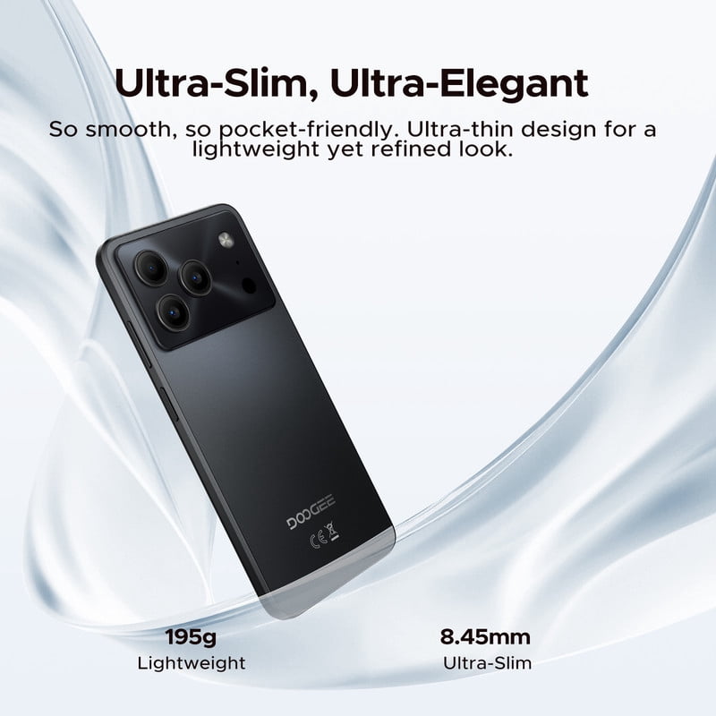 DOOGEE Note 56 Pro Android 16 Phone,32GB+128GB/2TB Unlock Android Phones,6150mAh Battery Gemimi AI,6.56"HD+90Hz IPS,Dual Camera/Nfc/Otg/Face ID