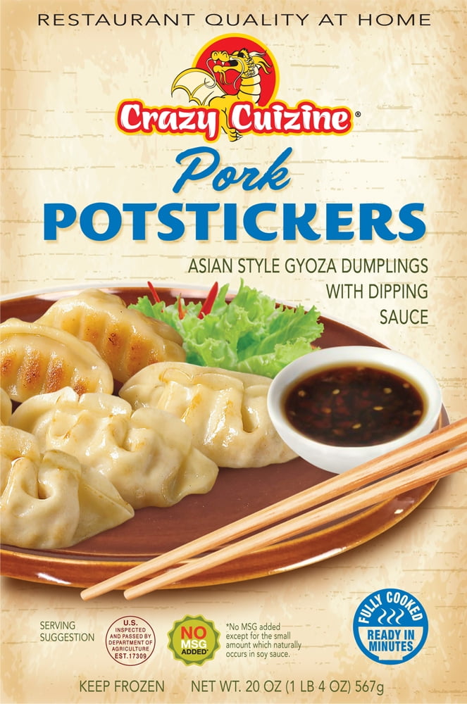 Crazy Cuizine Asian Style Pork Potstickers, 20 oz