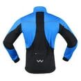 thumbnail image 4 of Cycling Bike Jacket for Men Winter Thermal Fleece Long Sleeve Bicycle Jersey Windproof Breathable Reflective Riding Running Jacket Coat, 4 of 7