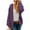 Purple, variant on Dellytop Womens Oversized Chunky Open Front Cardigan Sweaters Cable Knit Long Sleeve Coats
