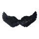 thumbnail image 1 of Disfraz de ala de ángel, accesorios de Halloween para fiesta, festival, cumpleaños. negro M, 1 of 9