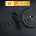 thumbnail image 4 of TABLZONE Wall Mounted Weight Rack Black 1Pack Easy Installation for Gym Equipment, 4 of 8