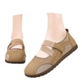 thumbnail image 3 of oqasdz Casual Shoes for Women Elegant Ballet Hook and Loop Flat Shoes with Soft Sole and Adjustable Strap Comfort Everyday Versatile Summer Outdoor, 3 of 7