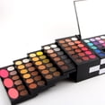 thumbnail image 4 of Fiudx Paleta de Maquillaje, Set de Sombras de Ojos de 144 Colores, Colección de Rubores de 3 Colores, Kit de Polvos para Cejas de 3 Colores, Resistente Al Agua y de Larga Duración, Ideal para Amantes, 4 of 6