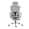 thumbnail image 3 of Silla Ejecutiva Acteck Flux Ultra EC696HR, Respaldo de Malla, Reposabrazos, Reposapiés, Gris, 3 of 3