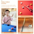 1 Set Wooden Pool Cue Practical Pool Cue Stick Short Cue Pool Practice ...