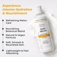 thumbnail image 3 of Passion Indulge Mast Melon Body Lotion | Natural & Vegan | Refreshing Body Moisturizer with Muskmelon, Aloe Vera, Jojoba & Kokum Butter | Lightweight Daily Hydration 200ml, 3 of 5