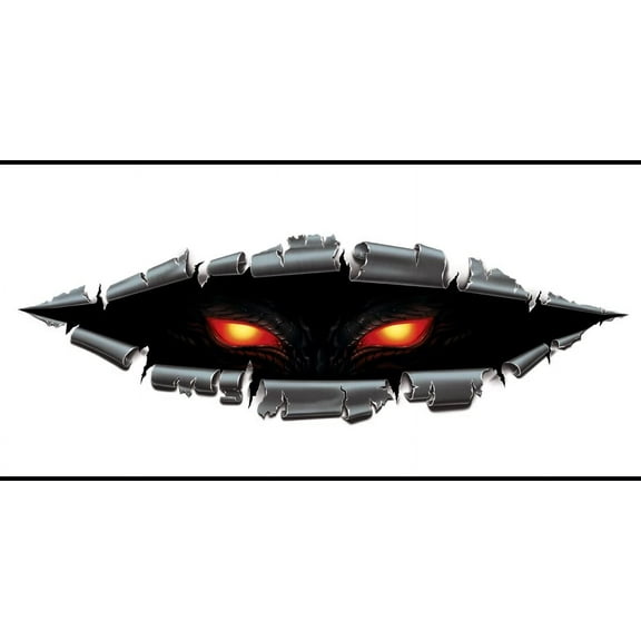 Large 12" Wide Peeking Monster in Trunk car Decal Vinyl Sticker Window Truck Bumper Vehicle 3M