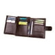 thumbnail image 3 of Cartera de bolsillo, monedero, bolsa de regalo, compartimento suave, cartera de negocios de cuero Cera de aceite marrón, 3 of 9
