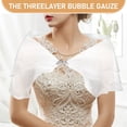 thumbnail image 3 of unbranded Shawl Wraps Para Mujer En En Capas Y Borde Con Para Formales, 3 of 8