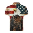 thumbnail image 5 of YTCAMLO Funny Golf Shirts for Men Summer Casual Collared American Flag Short Sleeve Graphic Tees Moisture Wicking Summer Outfits, J XXL, 5 of 5
