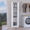 thumbnail image 4 of Tuhome Vintro Freestanding Storage Cabinet with Internal Storage Shelves, Tall Single cabinet, 4 of 6