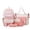 School Backpack - Pink, variant on Gyujnb School Backpack, Durable Nylon Backpack for Students Large Capacity School Bookbag with 5 Piece Set Lightweight Water Travel Daypack, Backpack for School