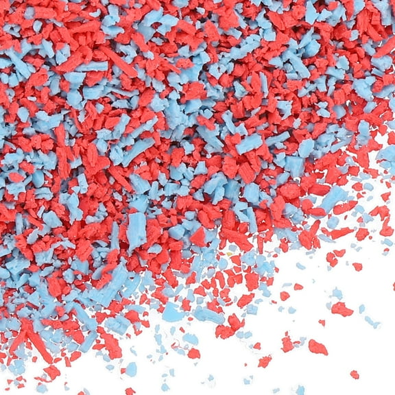 Uxcell Polymer Clay Faux Confetti Crumbs 50g for Art DIY Nail(Red,Blue)