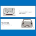 thumbnail image 3 of Tirador De Cubierta De Cubierta De Escotilla, Manija De Elevación Resistente A La Corrosión, Accesorios De Hardware De Barco De Acero Inoxidable, Anillo De Casillero, Hebilla De Piso Advancent HA022601-00, 3 of 5