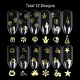thumbnail image 3 of Christmas Flake Sequin Star Bell Snowflake Design DIY Decor, 3 of 8