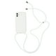 thumbnail image 1 of Fundas originales de silicona líquida para iPhone 14 13 12 11 Pro XS Max X XR SE2 8 7 Plus, funda suave de caramelo + correa para el cuello con cordón cruzado Tan Jianjun unisex, 1 of 2