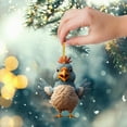 thumbnail image 4 of 3 Pcs Cute Rooster Ornament under $5! Xqxayjr Cute Rooster Car Pendant,Christmas Tree Ornament Hanging Decor,Animal Themed Holiday Decoration,Multi-Purpose Home Decor,Gift for Christmas Birthday,, 4 of 7