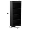 thumbnail image 4 of Drevy Hawthorn Tall Bookcase, 60", Midnight Black, 4 of 4