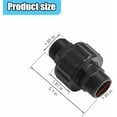 thumbnail image 3 of SP1480BLK Pool Pump Filter Union Kit,1-1/2-Inch MIP Male Self-Aligning Double Male End Union,Compatible with Hayward Perflex Extended-Cycle Pool and Spa DE Filter - 1 Pack$$Garden & Patio, 3 of 7