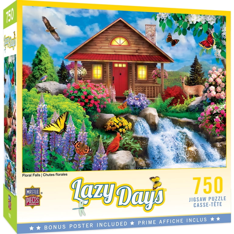 MasterPieces 750pc Jigsaw Puzzle - Artwork by Alan Giana - Floral