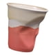 thumbnail image 5 of Taza de café de cerámica moderna, taza de porcelana plisada para el hogar, vajilla para bebidas calientes y frías Rosa, 5 of 9