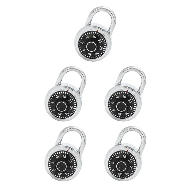 Scienceny Rotary Padlock Zinc Alloy Digital Code Password Lightweight Security Cabinet Padlocks Portable Locks Lock Anti-theft Combination Type2 NO2 Scienceny CBP584582