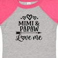 thumbnail image 4 of Inktastic Mimi and Papaw Love Me Boys or Girls Baby Bodysuit, 4 of 5