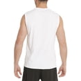 thumbnail image 3 of Muscle Sleeveless Workout Shirts Tank Tops for Men | Athletic Gym Bodybuilding Training Compression Tops - 100% Cotton (XLarge, White), 3 of 4