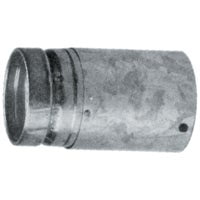 Selkirk Sport Adjustable Round Gas Vent Pipe - Galvanized, Universal Fit - 1 Piece, 6" x 18" — Residential Use, Standard Application
