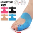thumbnail image 2 of Cotton Elastic Toe Bunion Correction Tape Pre-Cut T Design, Superior Stretch, Breathable for Walking, Running and Sports, 2 of 8