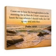thumbnail image 5 of Scripture Walls Psalm 143:8 Loving Kindness Bible Verse Canvas Christian Wall Art Ready to Hang Unframed, 5 of 10