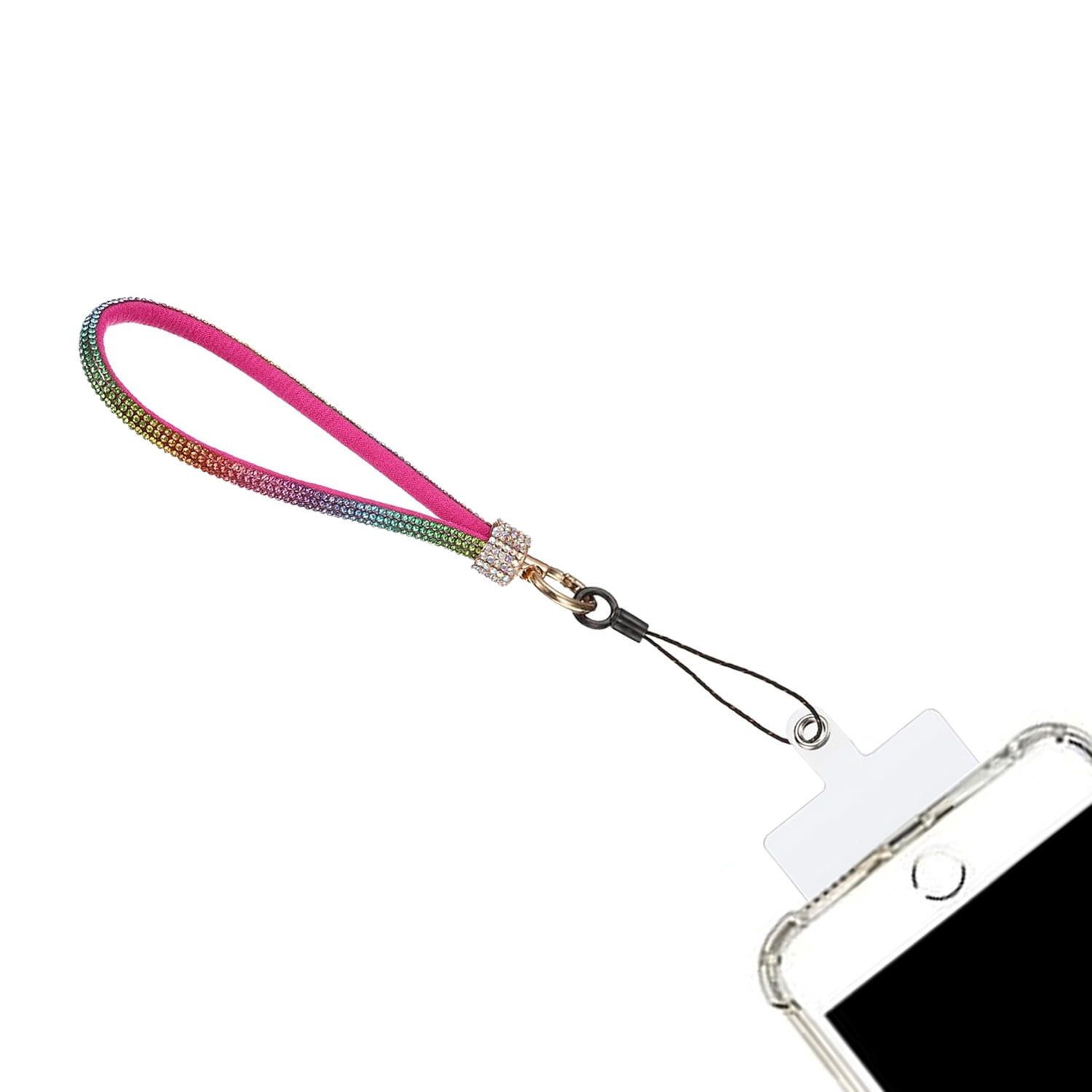 Rhinestone Bracelet Lanyard for Mobile Phones - Multicolor