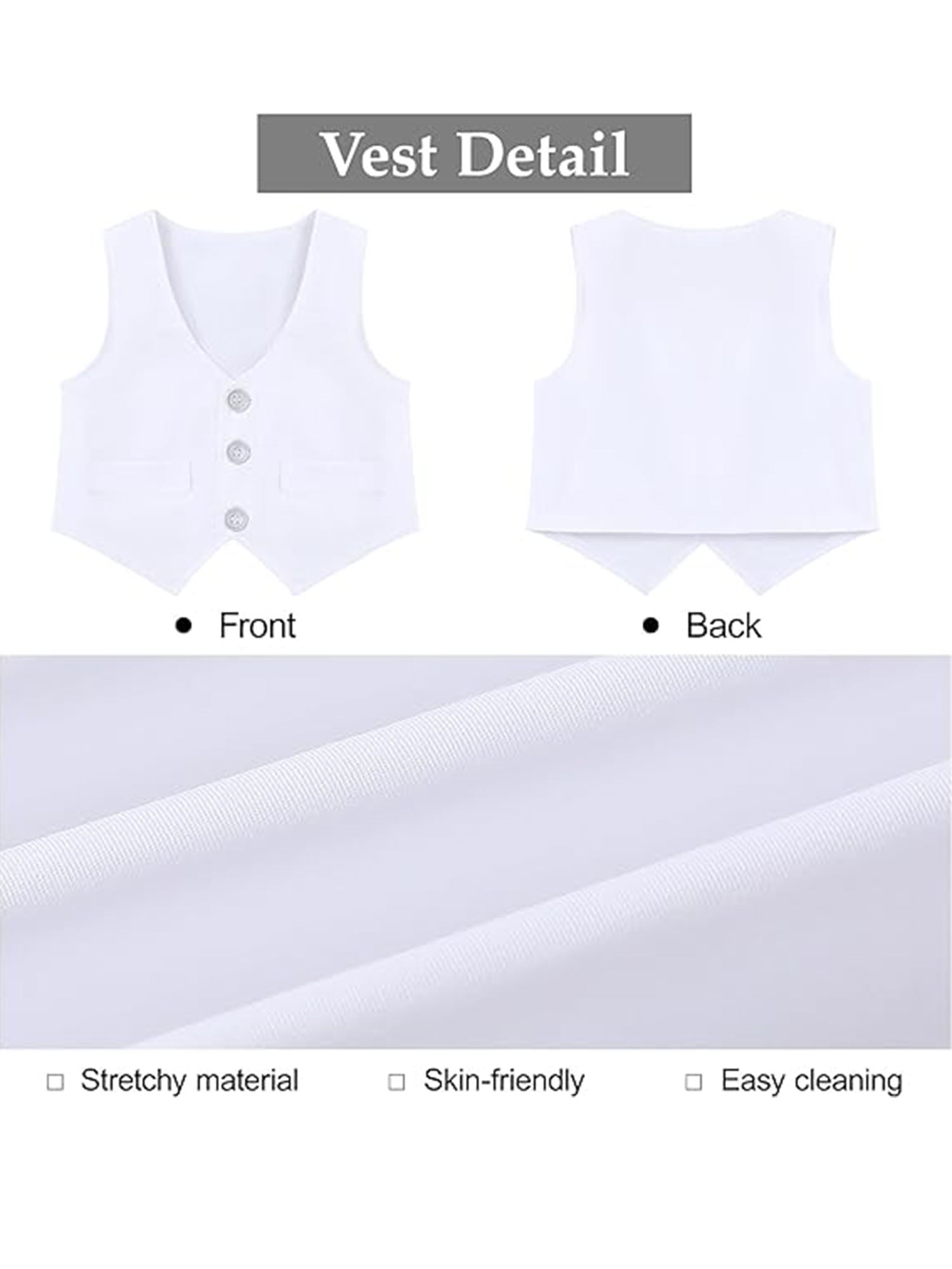 CARETOO Baby Boy Baptism Christening Outfits Infant Bowtie with Socks Baby Romper 4Pcs Baby Suit
