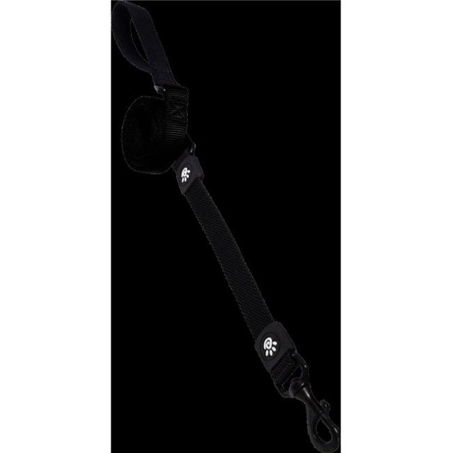 Doco DCB1148-01M 4 ft. Shock Absorbing Bungee Leash, Black - Medium