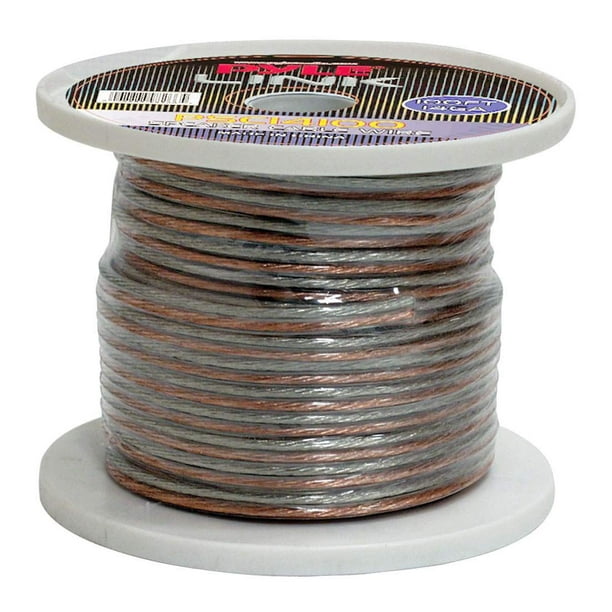 Cable de altavoz Pyle PSC14100, calibre 14, cobre, 100 pies