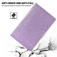 thumbnail image 5 of Lenovo Tab M10 FHD Plus 10.3" Case, Dteck Multi-angle Viewing Stand Glitter PU Leather Folio Case With Built-in Card Slots / Auto Wake Sleep, Purple, 5 of 5