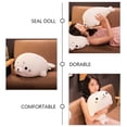 thumbnail image 4 of Juguete de foca de peluche, animal de peluche, almohada de peluche de foca, juguete de peluche con forma de dibujos animados, 4 of 7