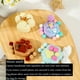 thumbnail image 2 of Taba Squishy Cat Paw Squeeze Toys Juguete sensorial Fidget para su mejor fiesta suave y relajada Favores Regalo de cumpleaños Juguetes blandos para adultos (Degradado azul púrpura), 2 of 5