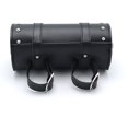 thumbnail image 2 of Bolsa para manillar de motocicleta, bolsa para horquilla de motocicleta redonda, alforjas, bolsa para manillar, bolsa de herramientas de almacenamiento (negro), 2 of 5