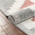 thumbnail image 2 of Well Woven Serenity Ada Moroccan Tribal Geometric Blush 2'7" x 9'10" Runner Area Rug, 2 of 2