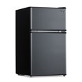 thumbnail image 1 of NewAir 3.1 Cu. Ft. Compact Mini Refrigerator with Freezer in Gray, Can Dispenser and Energy Star, Perfect for Dorm Rooms, Bedrooms, Home Offices, and RV Vans, 1 of 4