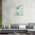 thumbnail image 5 of Butterfly Wall Art Teal Butterfly Floral Wall Decor Farmhouse Butterfly Pictures Inspirational Quotes Canvas Prints Artwork Painting Modern Home Decorations For Bathroom Girls Bedroom Living Room, 5 of 6