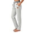 thumbnail image 3 of Maplenight Womens Cotton Linen Pants with Pockets Casual Elastic Waist Drawstring Straight Leg Pants Summer Lounge Travel Beach Trousers, 3 of 5