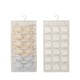 thumbnail image 1 of Fiudx Organizador Colgante de Doble Cara, de Tela No Tejida, con Bolsillos de Malla Transparente y Ganchos Giratorios, Ideal para Guardar Ropa Interior y Sujetadores, Beige o Gris, 80 X 40 Cm., 1 of 3