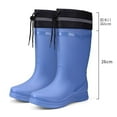 thumbnail image 4 of Wensltd Women Waterproof Rain Boots for Outdoor Work Long Boots for Women Wide Calf Winter Warm Fleece Shoes, 4 of 4