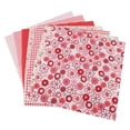thumbnail image 4 of 7pcs 100% Cotton Quilted Pre-Cut Fabric Squares, Red Floral Pattern (19.7"x19.7"), Soft & Durable DIY Patchwork Material for Crafting, Costumes, School Projects & Handmade Decorations for All Skill, 4 of 6