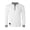 508 White / Dark Grey, variant on ZIMEGO Men's Long Sleeve Contrast Button Placket Neck Cuffs Casual Henley Shirts